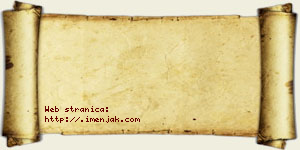 Jelisaveta Stamenković vizit kartica